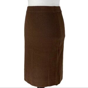 Olive + Oak Women's NWT Brown Y2K Knit Stretchy Business Career Skirt Size S/W24